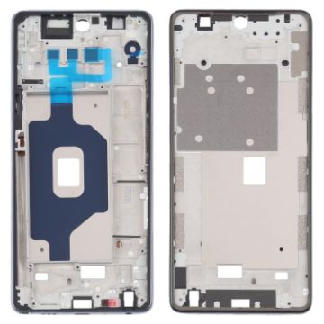 Middle Frame Bezel Plate for LG Stylo 6 - Black - 1