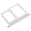 Nano SIM Card Tray + Micro SD Card Tray for LG Stylo 6/K71 Silver - 3