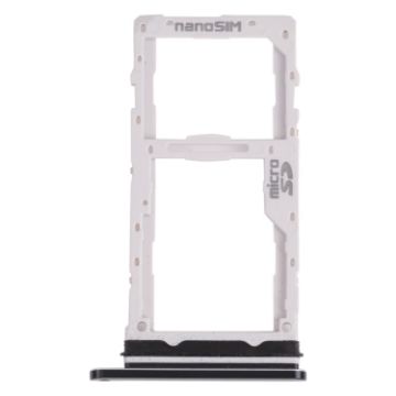 Nano SIM Card Tray + Micro SD Card Tray for LG G8X ThinQ/V50S ThinQ 5G (Black) - 1