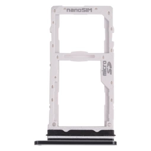 Nano SIM Card Tray + Micro SD Card Tray for LG G8X ThinQ/V50S ThinQ 5G (Black) - 1