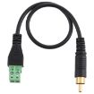 RCA Male to 2 Pin Pluggable Terminals USB Connector Adapter Cable - 3