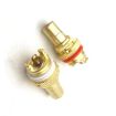 4 PCS CMC Copper RCA Female Audio Power Amplifier AV Lotus Socket Terminal - 2