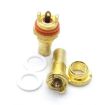 4 PCS CMC Copper RCA Female Audio Power Amplifier AV Lotus Socket Terminal - 3