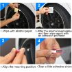 Picture of Universal Decorative Scratchproof Stickup 8M Flexible Car Wheel Hub TRIM Mouldings Decoration Strip (Grey)
