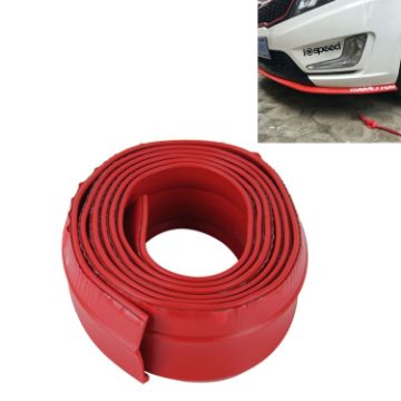 Picture of Universal 2.5m Car Front Bumper Lip Splitter Spoiler Skirt Adhesive Protector (Red)
