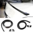 Universal Car Tail Wing Top Paste, 3.5cm Carbon Fiber Black - 5
