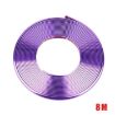 Purple Reflective Wheel Decorative Strip - 8m/Roll - Universal Fit - 1