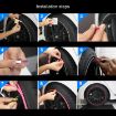 Car Wheel TPE Protection Ring Bumper Decoration - Black - 5