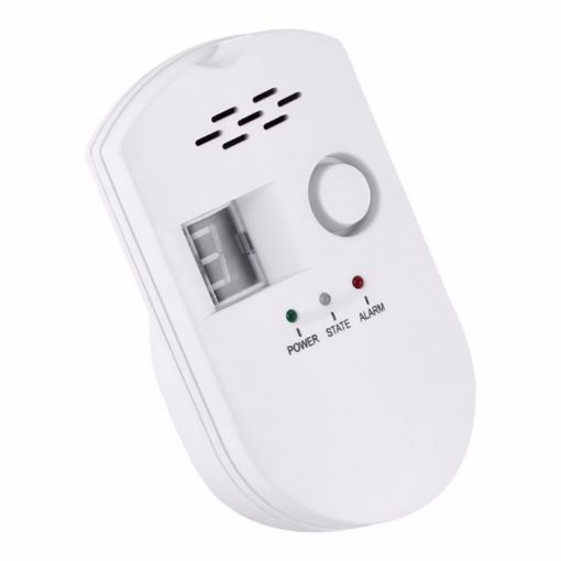Combustible Gas Pipeline Digital Display Alarm with UK Plug - 1