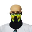 Halloween Mask Voice Control LED Cold Light Terror Cosplay Mask - 2