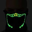 Halloween Mask Voice Control LED Cold Light Terror Cosplay Mask - 9