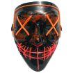 Halloween Festival Party LED Luminescence Mask (Orange Purple) - 2