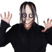 Picture of Scary Mask Latex Mask with Long Hair Halloween Party Costume