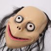 Picture of Scary Mask Latex Mask with Long Hair Halloween Party Costume