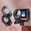 Lens Guard Protective Glass Cover for Insta360one R Panoramic Camera (Black) - 1