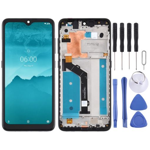 TFT LCD Screen for Nokia 6.2 Digitizer Full Assembly (Black) - 1