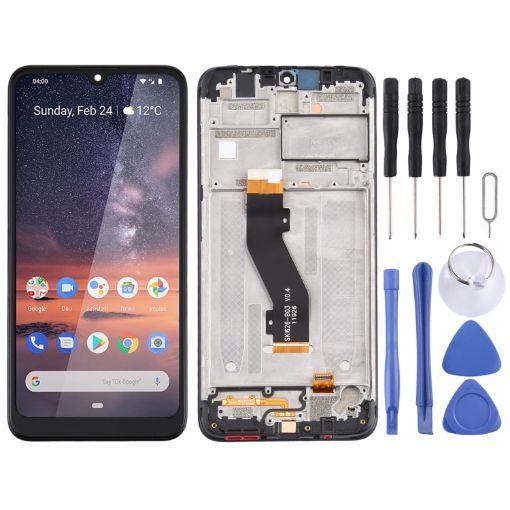 Nokia 3.2 TFT LCD Screen Digitizer Full Assembly with Frame - 1