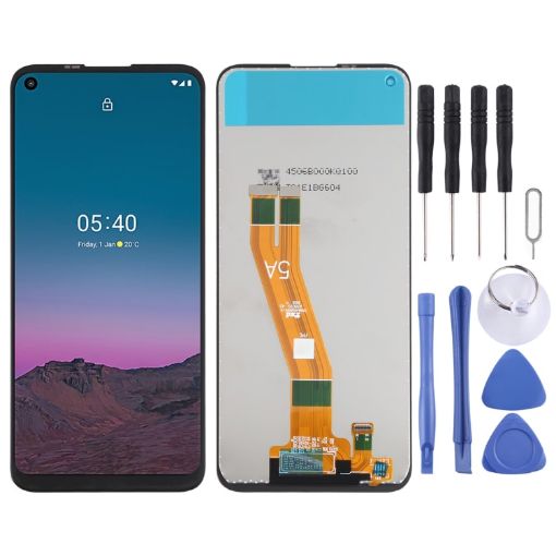 LCD Screen and Digitizer Assembly for Nokia 5.4 (Black) - 1