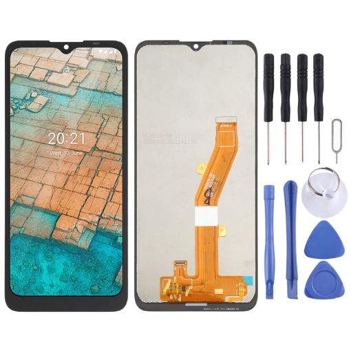LCD Screen and Digitizer Assembly for Nokia C20 - Black - 1