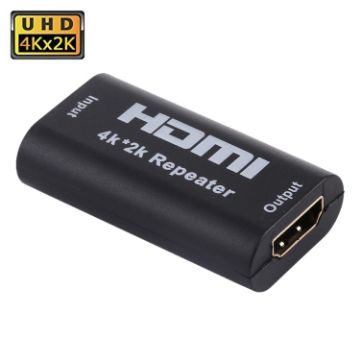 UHD 4Kx2K HDMI Amplifier Repeater - Black - 1