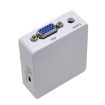 Mini HDMI to VGA Audio Converter - Compact Design, High Quality Audio - 2