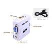 Mini HDMI to VGA Audio Converter - Compact Design, High Quality Audio - 5