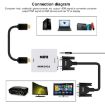 HOWEI HW-2109 Mini HDMI to VGA Converter - Black - 7