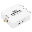 Mini YPBPR to CVBS Video Converter Component AV Adapter White - 2