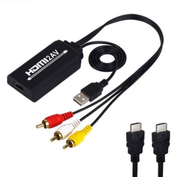 RL-HTAL1 HDMI to AV Converter Female to Male Split - 1