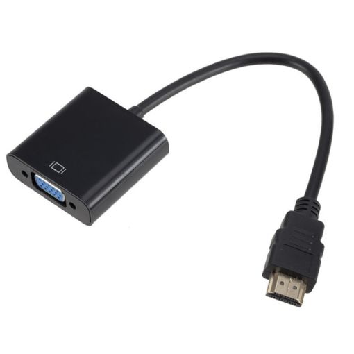 ZHQ007 HDMI to VGA Converter - 1080P HD (Black) - 1