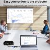 HDMI Female to VGA Male Adapter with Audio - Black - 6