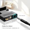 HDMI Female to VGA Male Adapter with Audio - Gold - 3