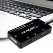 Cabledeconn D0407 HDMI VGA DVI Cable - Black - 2
