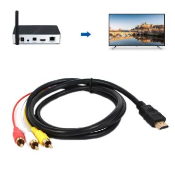 HDMI to AV/3RCA TV Cable - 1.5m - 1