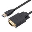 1.8m USB3.0 to VGA Converter Extension Cable - Fast Data Transfer - 1