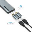 WAVLINK Thunderbolt 3 Dual 4K Mini Docking Station - 2 DP to HD Adapters - 3