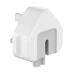 UK Plug Travel Power Adapter Charger - White - 2