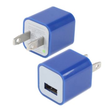 Dark Blue US Plug USB Charger - 1