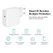 30W USB-C/Type-C 3.1 Port Power Charger Adapter EU Plug White - 5