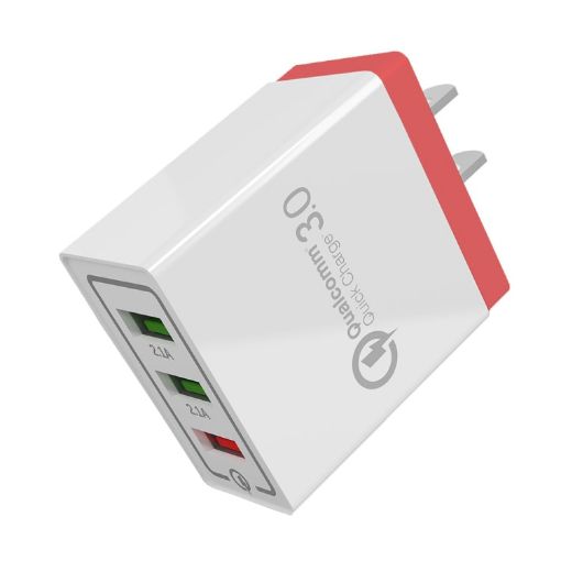 AR-QC-03 2.1A 3 USB Ports Quick Charger Travel Charger - 1