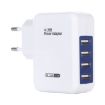 HT-CD03 15.5W 5V 3.1A 4-Port USB Wall Charger EU Plug White - 2