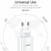 USAMS US-CC075 T18 2.1A Single USB Travel Charger EU Plug White - 3