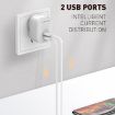 LDNIO A201 Dual USB Charger with Micro USB Cable - UK Plug - 3