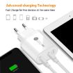 40W Dual Port PD/Type-C Fast Charger with USB-C to 8 Pin Data Cable - 7