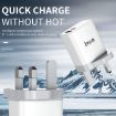 IVON AD52 18W USB-C/Type-C + USB Dual Port PD Fast Charge (UK Plug) - 3