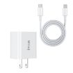 IVON AD48 18W PD Fast Charger + USB-C to 8 Pin Data Cable Set - 1