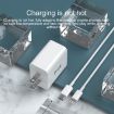 IVON AD48 18W PD Fast Charger + USB-C to 8 Pin Data Cable Set - 3