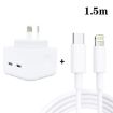 SDC-40W Dual PD USB-C Charger with 1.5m Cable - AU Plug - 1