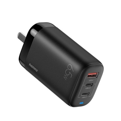 REMAX RP-U55 65W USB+C Fast Charger, CN Plug (Black) - 1