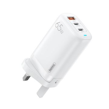 REMAX RP-U55 65W USB+C Fast Charger - UK Plug (White) - 1